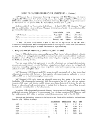 xcel energy utility subsidiaries 200110-k