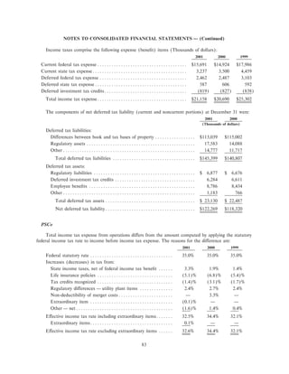 xcel energy utility subsidiaries 200110-k