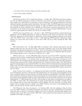 xcel energy utility subsidiaries 200110-k