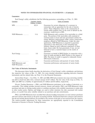 xcel energy utility subsidiaries 200110-k