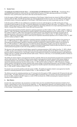 xcel energy Q1 08_10Q