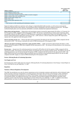 xcel energy Q1 08_10Q