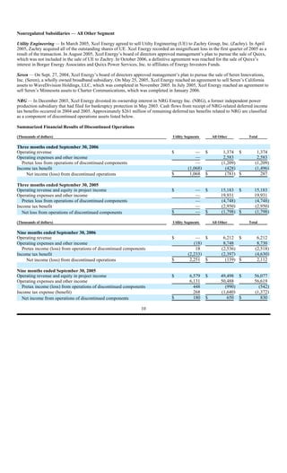 xcel energy 7_17XCEL10QQ32006