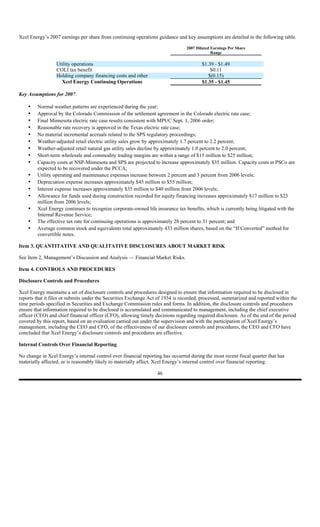 xcel energy 7_17XCEL10QQ32006