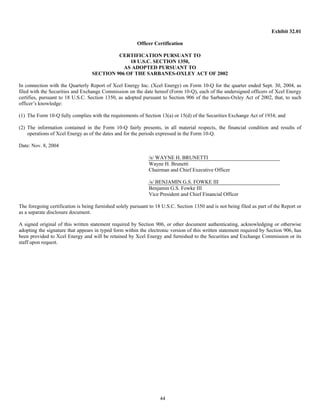 xcel energy 10q_3q04b