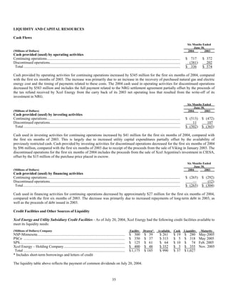 xcel energy 10q_2q04