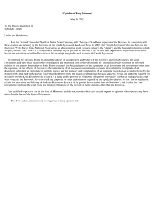 xcel energy 10q 2q03_util