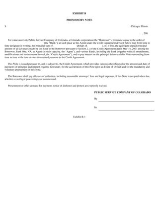 xcel energy 10q 2q03_util