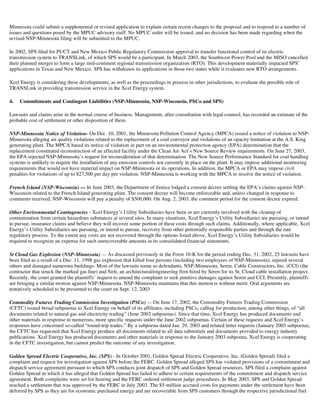 xcel energy 10q 2q03_util