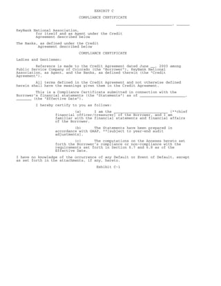 xcel energy 10q 2q03_util