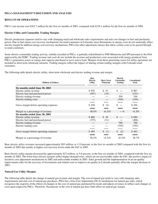 xcel energy 10q 2q03_util