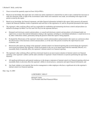 xcel energy 10q 2q03_util