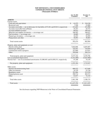 xcel energy 10q 2q03_util