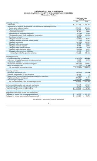 xcel energy NSPM_Q305_10Q