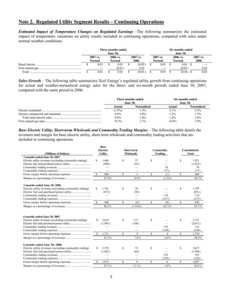 xcel energy 2007_Q2_Earnings_Release