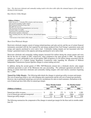 xcel energy 2007_Q2_Earnings_Release