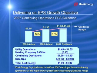 xcel energy 8_16_2007KohlerPresentation8172007SEC