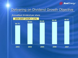 xcel energy 8_16_2007KohlerPresentation8172007SEC