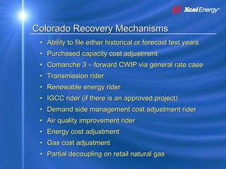 xcel energy 8_16_2007KohlerPresentation8172007SEC