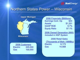 xcel energy 8_16_2007KohlerPresentation8172007SEC