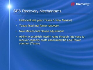 xcel energy 8_16_2007KohlerPresentation8172007SEC