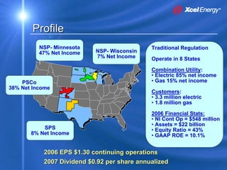 xcel energy 8_16_2007KohlerPresentation8172007SEC