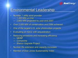 xcel energy 8_16_2007KohlerPresentation8172007SEC