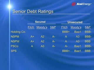 xcel energy 8_16_2007KohlerPresentation8172007SEC