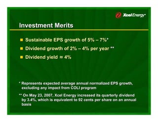 xcel energy  5_25CanadianPresentation2007