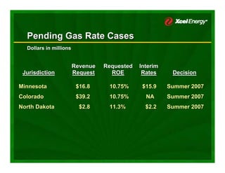 xcel energy  5_25CanadianPresentation2007