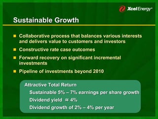 xcel energy  3_19_2007MidwestInvMtgsSECMarch2007