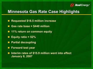 xcel energy  3_19_2007MidwestInvMtgsSECMarch2007