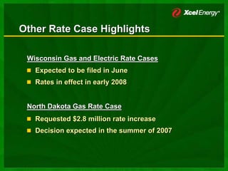 xcel energy  3_19_2007MidwestInvMtgsSECMarch2007