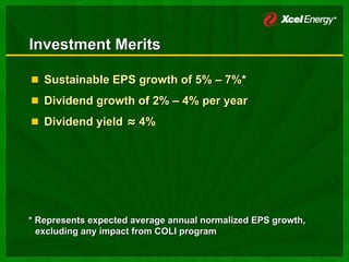 xcel energy  3_19_2007MidwestInvMtgsSECMarch2007