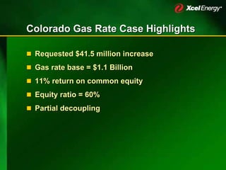 xcel energy 12_6XcelUtilityWeekSECwAppendix12062006