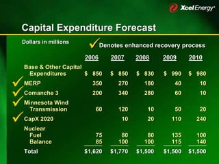 xcel energy 12_6XcelUtilityWeekSECwAppendix12062006