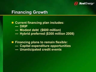 xcel energy 12_6XcelUtilityWeekSECwAppendix12062006