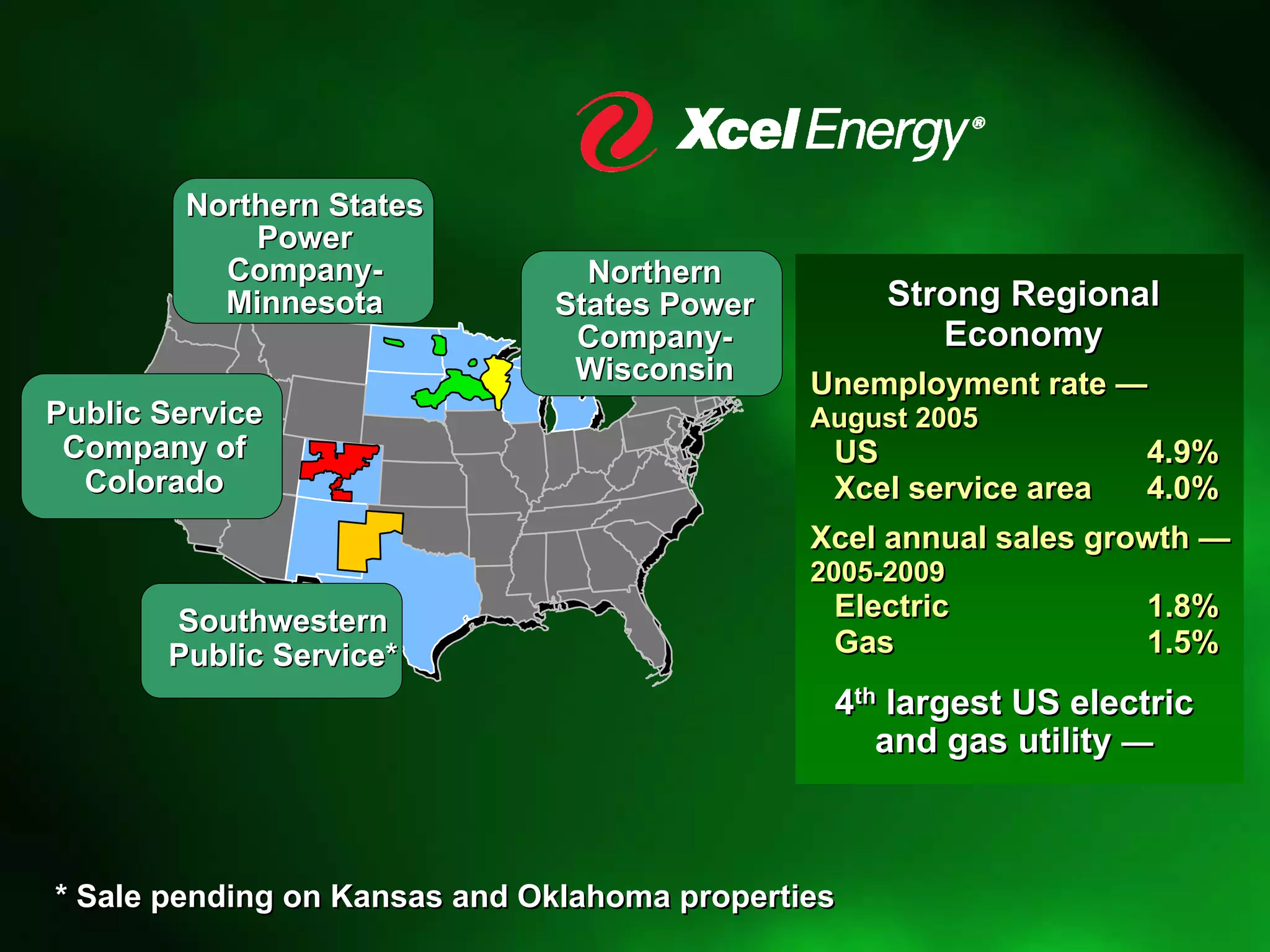xcel energy Appendix