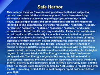 xcel energy  BofA_09/16/03