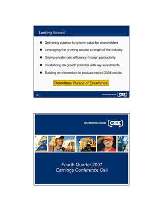 csx 4Q 07