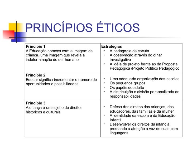 Os Princípios éticos Se Enquadram Em Quatro áreas Principais
