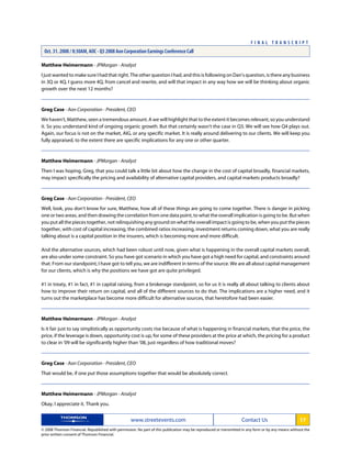 aon Transcript Q3 08
