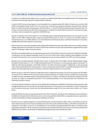 aon Transcript Q3 08