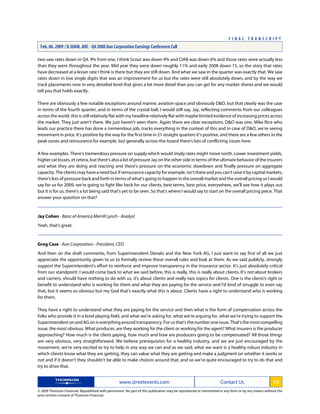 aon Transcript Q4 08