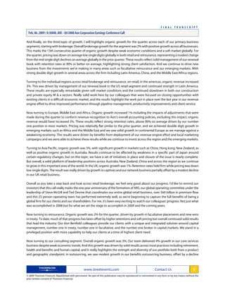 aon Transcript Q4 08