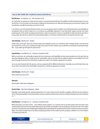 arvinmeritor _Transcript_20080506