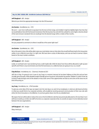 arvinmeritor _Transcript_20080506