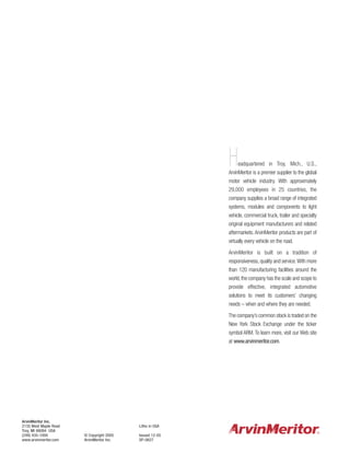 Arvinmeritor_2005_AR