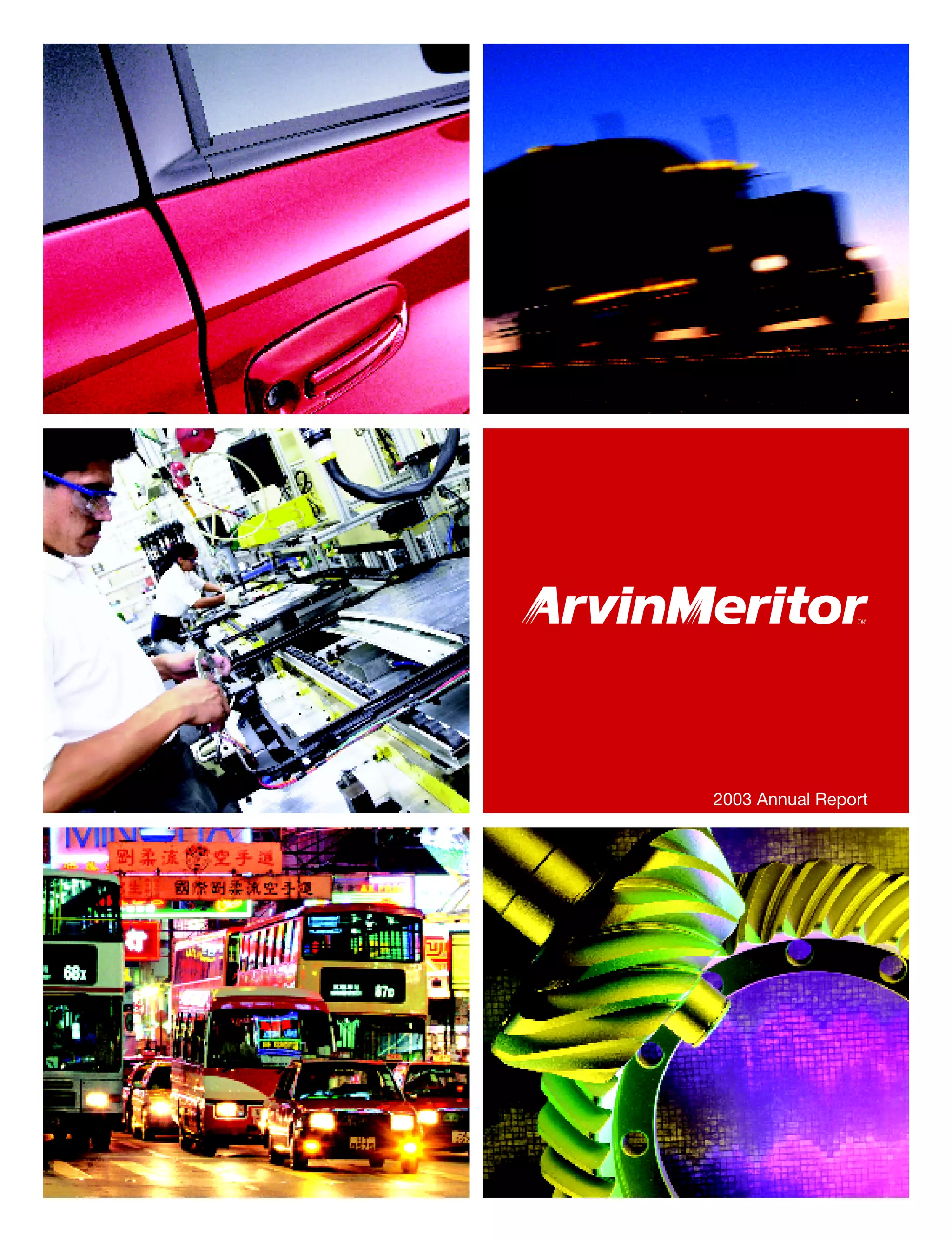 Arvinmeritor 2003 Annual Report