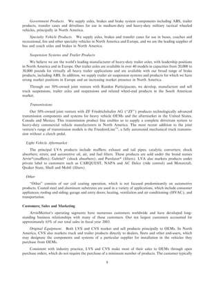 Arvinmeritor 2003 Annual Report